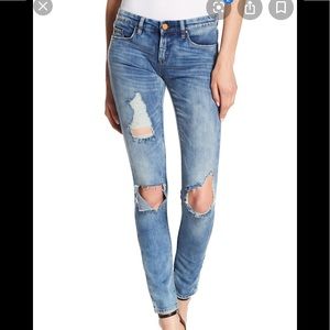 Blank Nyc denim, deconstructed skinny classique